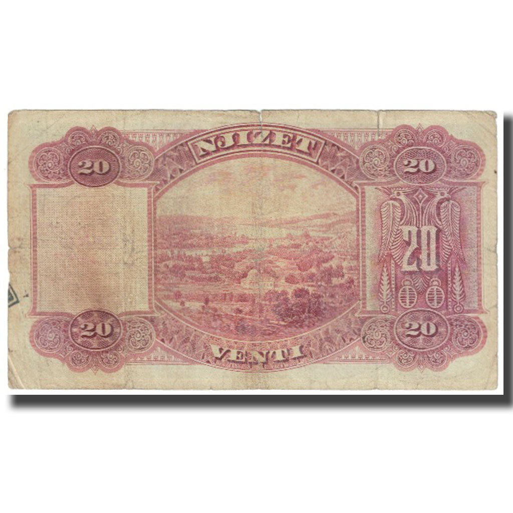 Banknote, Albania, 20 Franka Ari, KM:12b, VF(20-25)