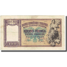 Billet, Albania, 100 Franga, KM:8, TB