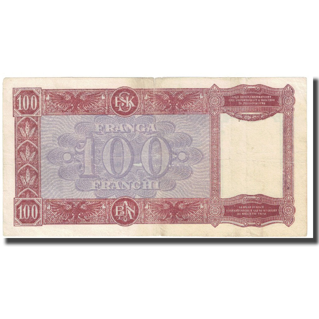 Billete, 100 Franga, Albania, KM:8, BC