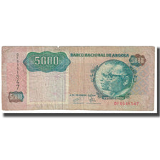 Banknote, Angola, 5000 Kwanzas, 1991, 1991-02-04, KM:130c, VF(20-25)