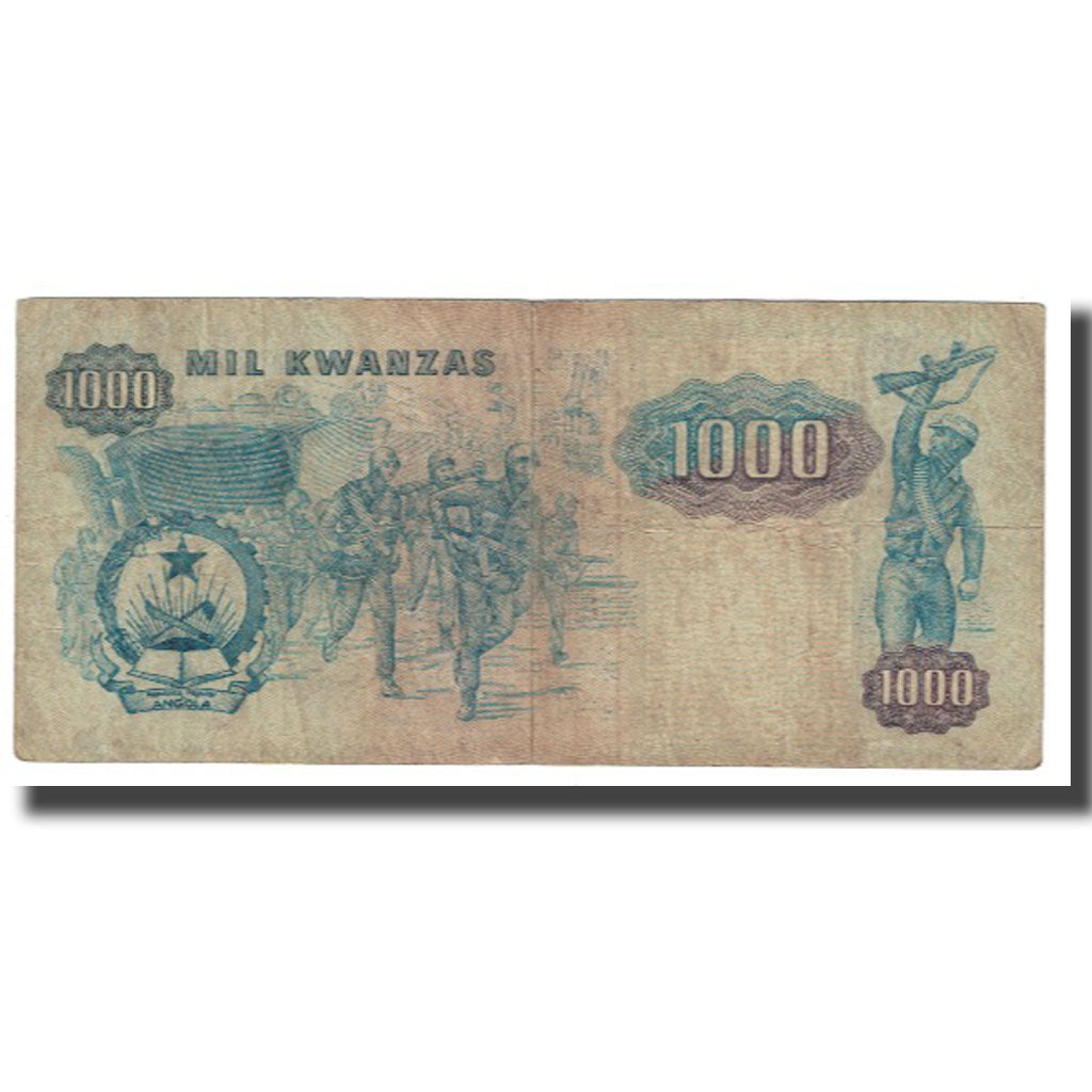 Banknote, Angola, 1000 Kwanzas, 1984, 1984-01-07, KM:121a, VF(20-25)