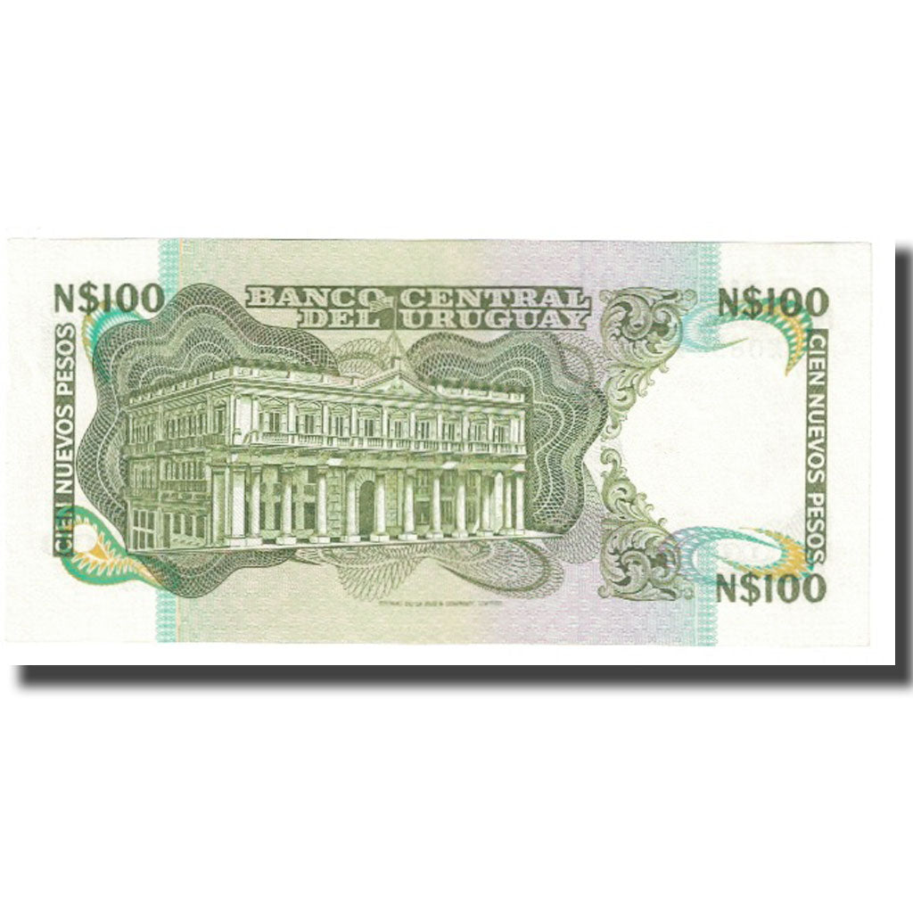 Banknote, Uruguay, 100 Nuevos Pesos, KM:62a, UNC(65-70)