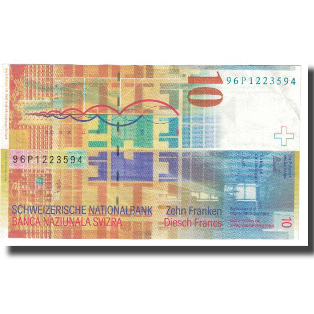 Billet, Suisse, 10 Franken, KM:67a, SPL