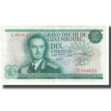 Banknote, Luxembourg, 10 Francs, 1967, 1967-03-20, KM:53a, EF(40-45)
