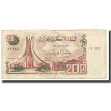 Banknote, Algeria, 200 Dinars, KM:135a, VF(20-25)