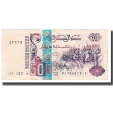 Nota, Argélia, 500 Dinars, 1998, 1998-10-06, KM:139, EF(40-45)