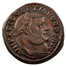 Diocletian, Follis, Alexandria, EF(40-45), Copper, Cohen #101, 9.50