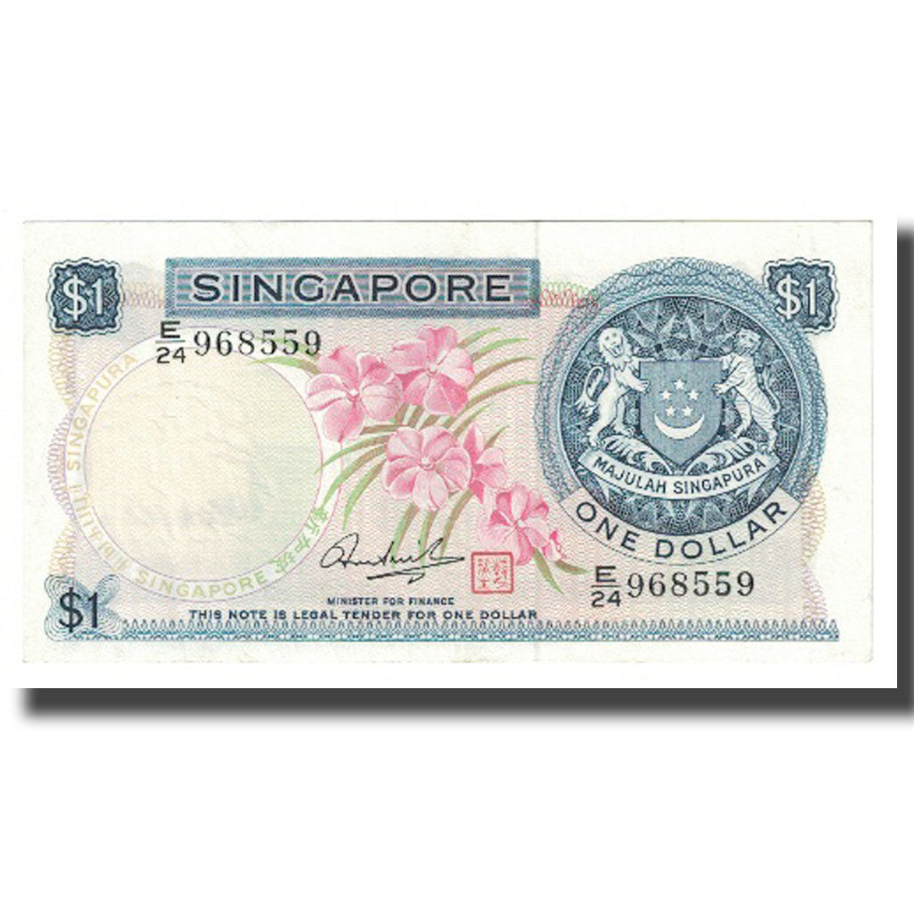 Nota, Singapura, 1 Dollar, KM:1d, UNC(63)
