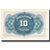 Billet, Espagne, 10 Pesetas, 1935, KM:86a, TTB
