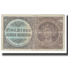 Banknot, Bohemia i Morawy, 1 Koruna, KM:3a, VF(20-25)