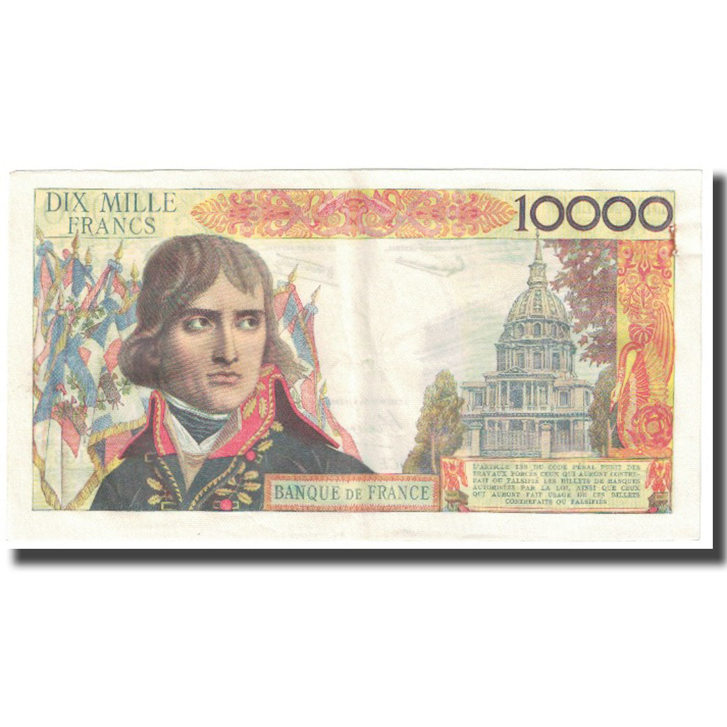 France, 10,000 Francs, Bonaparte, 1958, J. Belin, G. Gouin d'Ambrieres and P.
