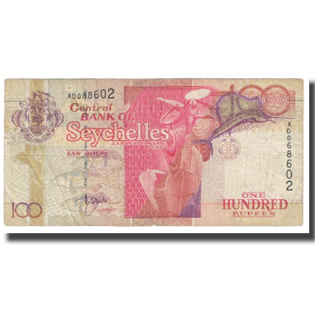 Banknote, Seychelles, 100 Rupees, KM:39, VF(20-25)
