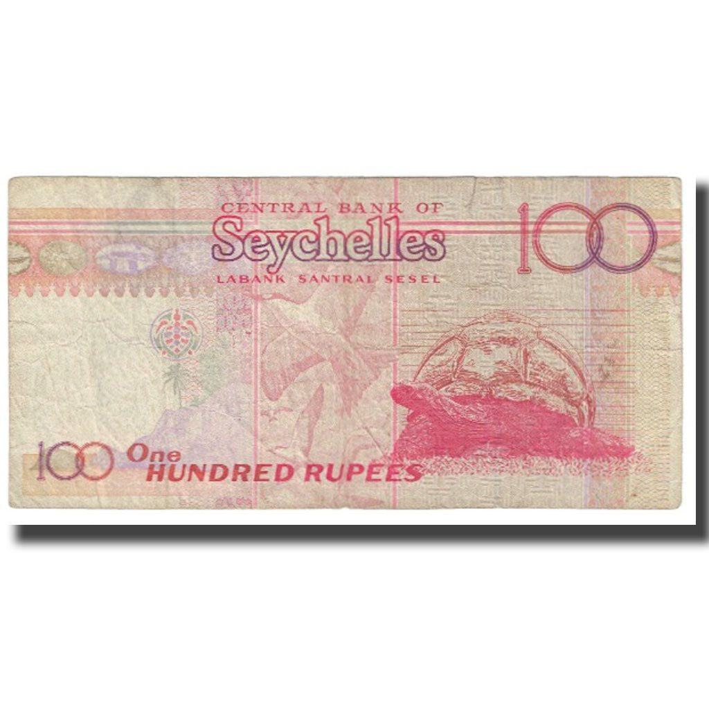 Banknote, Seychelles, 100 Rupees, KM:39, VF(20-25)