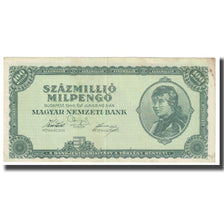 Banknote, Hungary, 100 Million Milpengö, 1946, KM:130, VF(20-25)