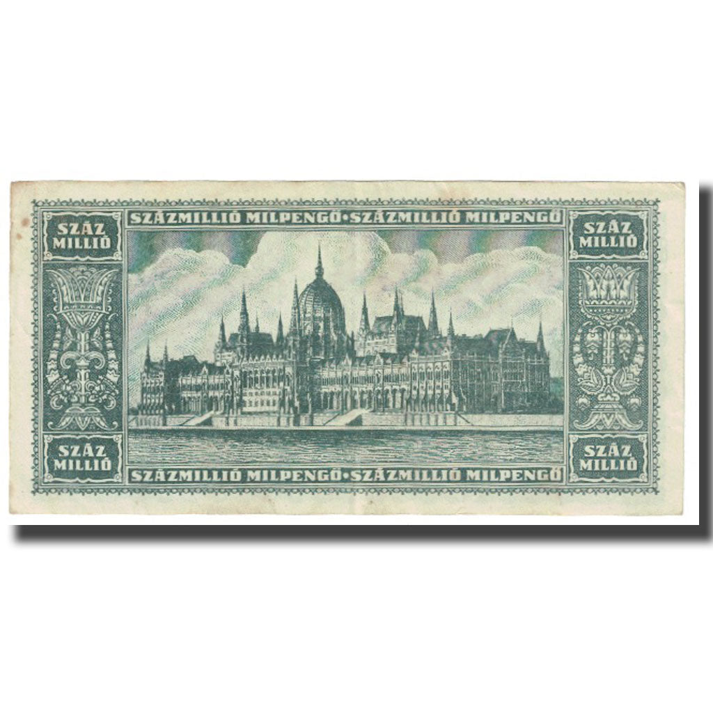 Banknote, Hungary, 100 Million Milpengö, 1946, KM:130, VF(20-25)