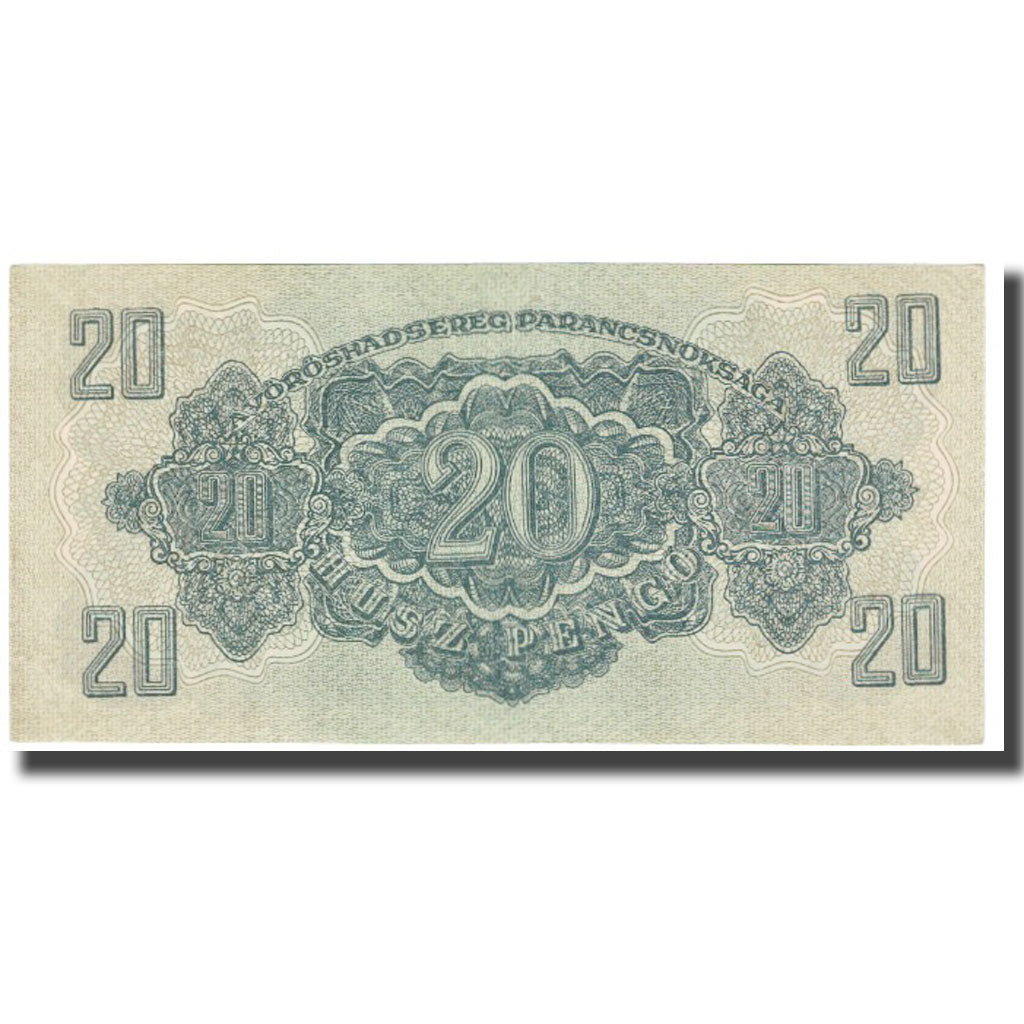 Banknote, Hungary, 20 Pengö, 1944, KM:M6b, AU(55-58)
