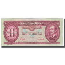 Banknote, Hungary, 100 Forint, 1962, 1962-10-12, KM:171b, AU(55-58)