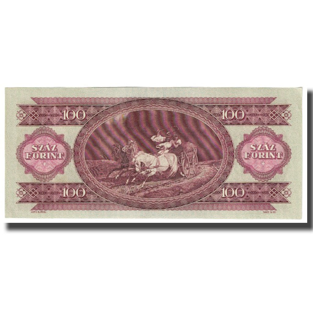 Banknote, Hungary, 100 Forint, 1962, 1962-10-12, KM:171b, AU(55-58)