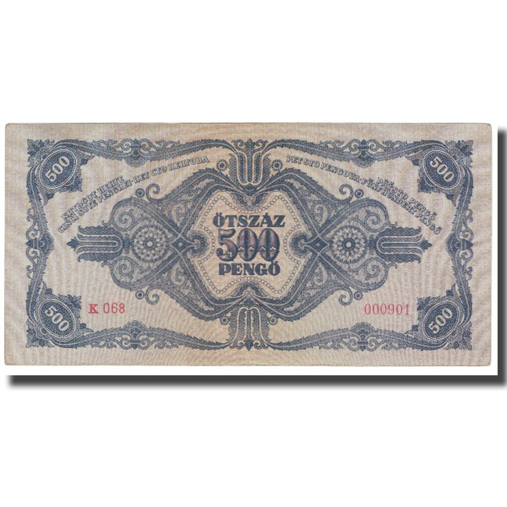 Banknote, Hungary, 500 Pengö, 1945, 1945-05-15, KM:117a, UNC(63)