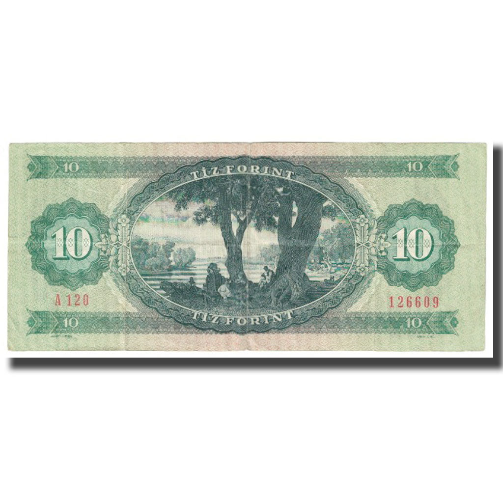 Banknote, Hungary, 10 Forint, 1975, 1975-10-28, KM:168e, EF(40-45)