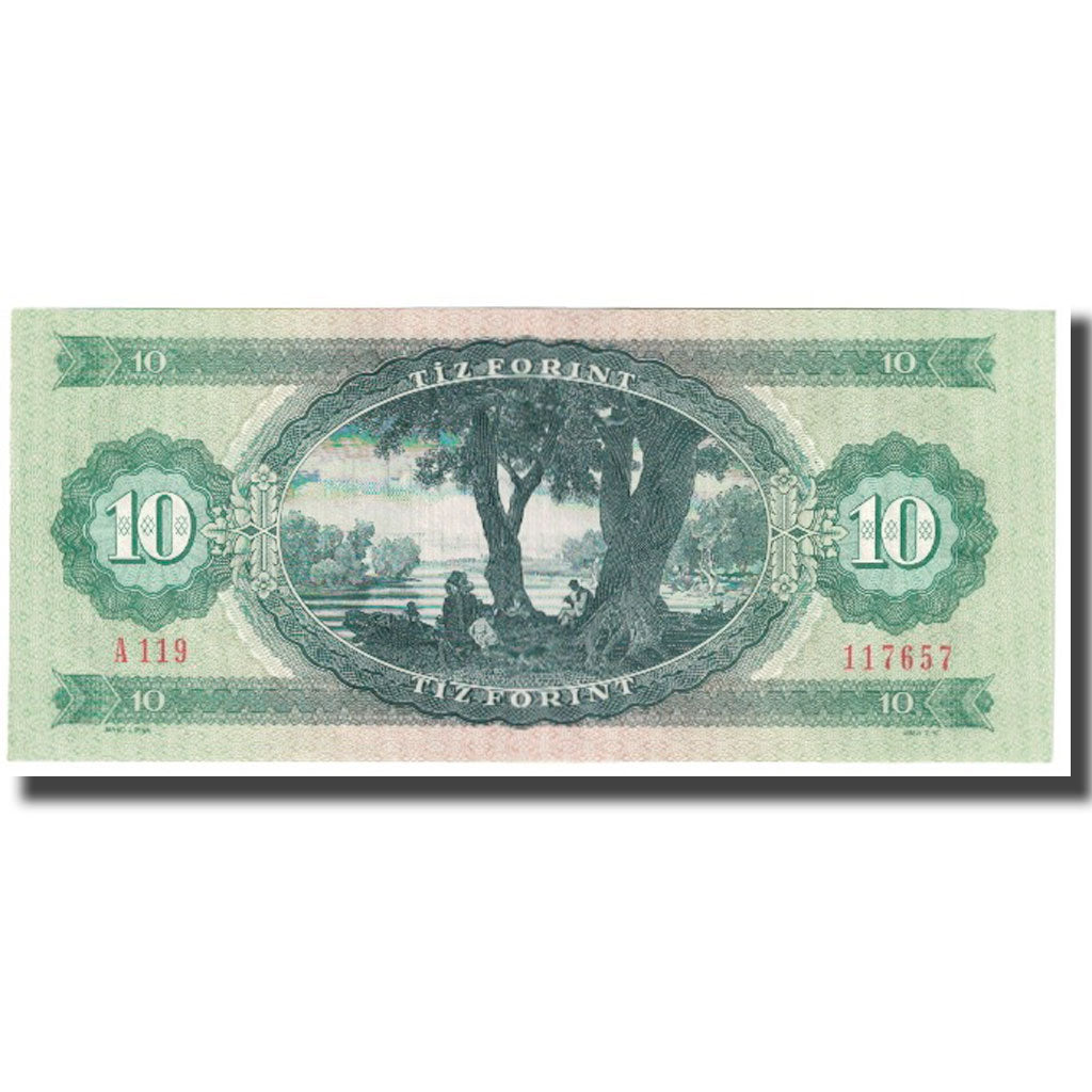 Banknote, Hungary, 10 Forint, 1975, 1975-10-28, KM:168e, EF(40-45)