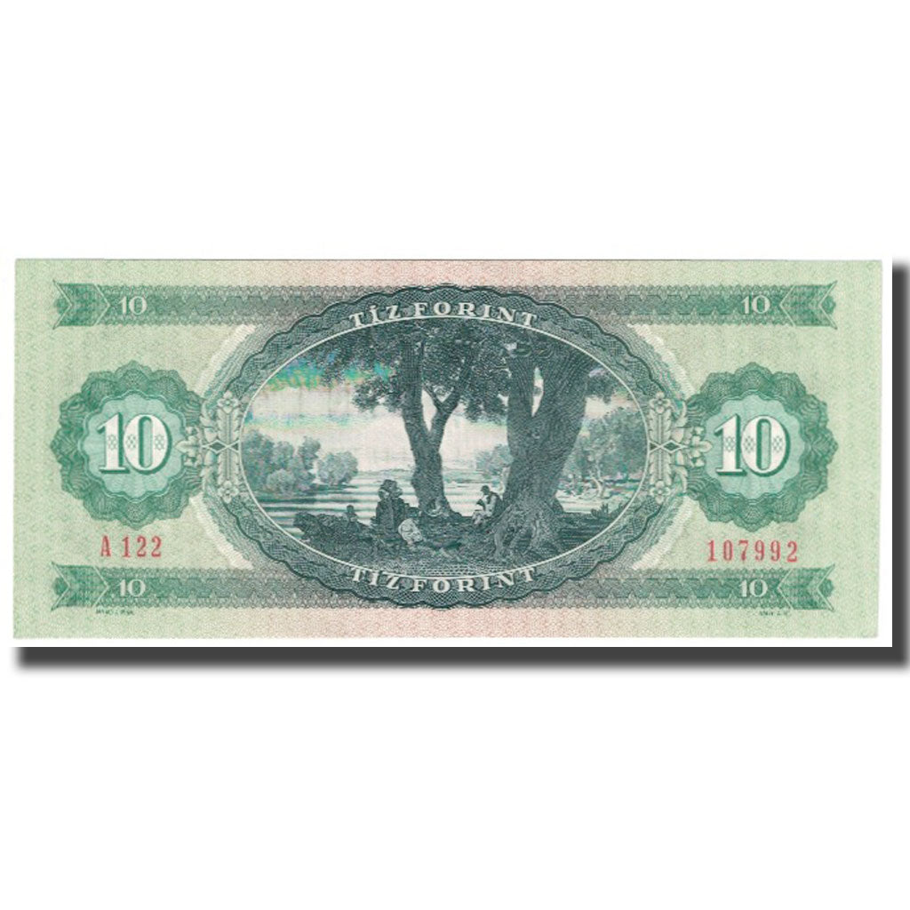 Banknote, Hungary, 10 Forint, 1975, 1975-10-28, KM:168e, EF(40-45)