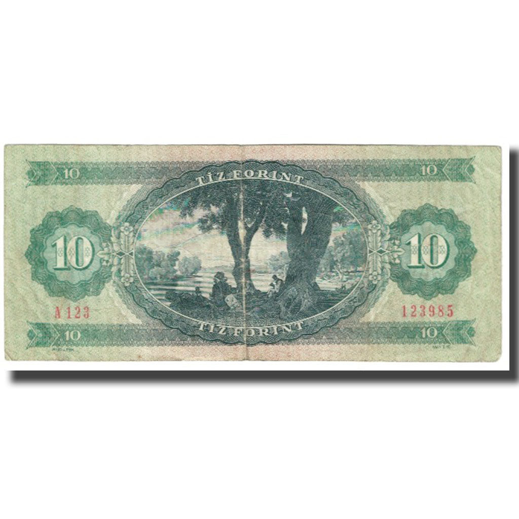 Banknote, Hungary, 10 Forint, 1975, 1975-10-28, KM:168e, EF(40-45)