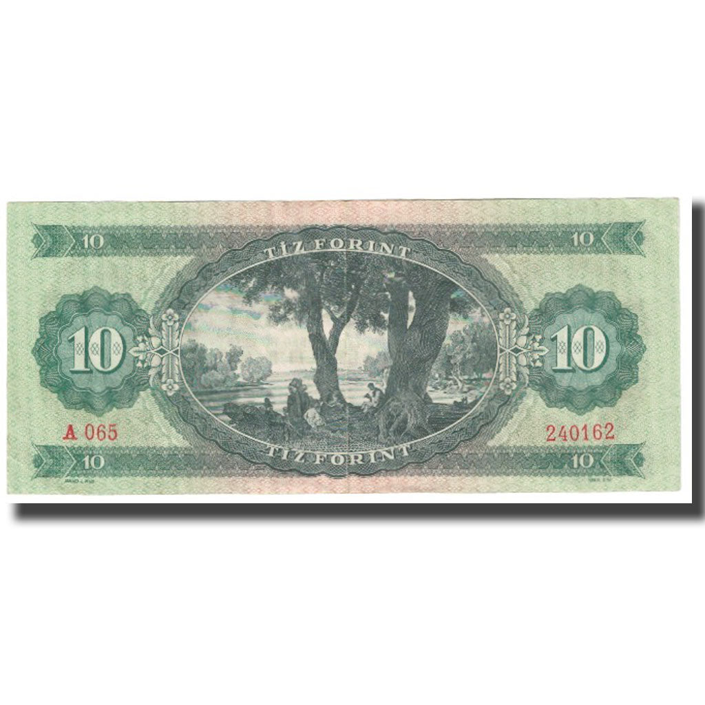 Banknote, Hungary, 10 Forint, 1962, 1962-10-12, KM:168e, EF(40-45)