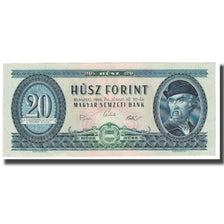 Banknote, Hungary, 20 Forint, 1969, 1969-06-30, KM:169e, AU(55-58)