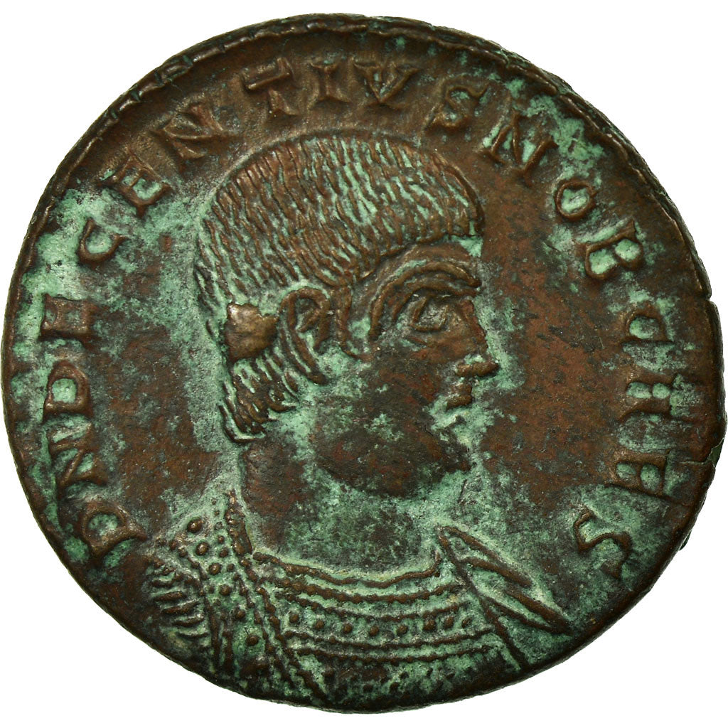 Monnaie, Decentius, Maiorina, Lyon, SUP+, Cuivre