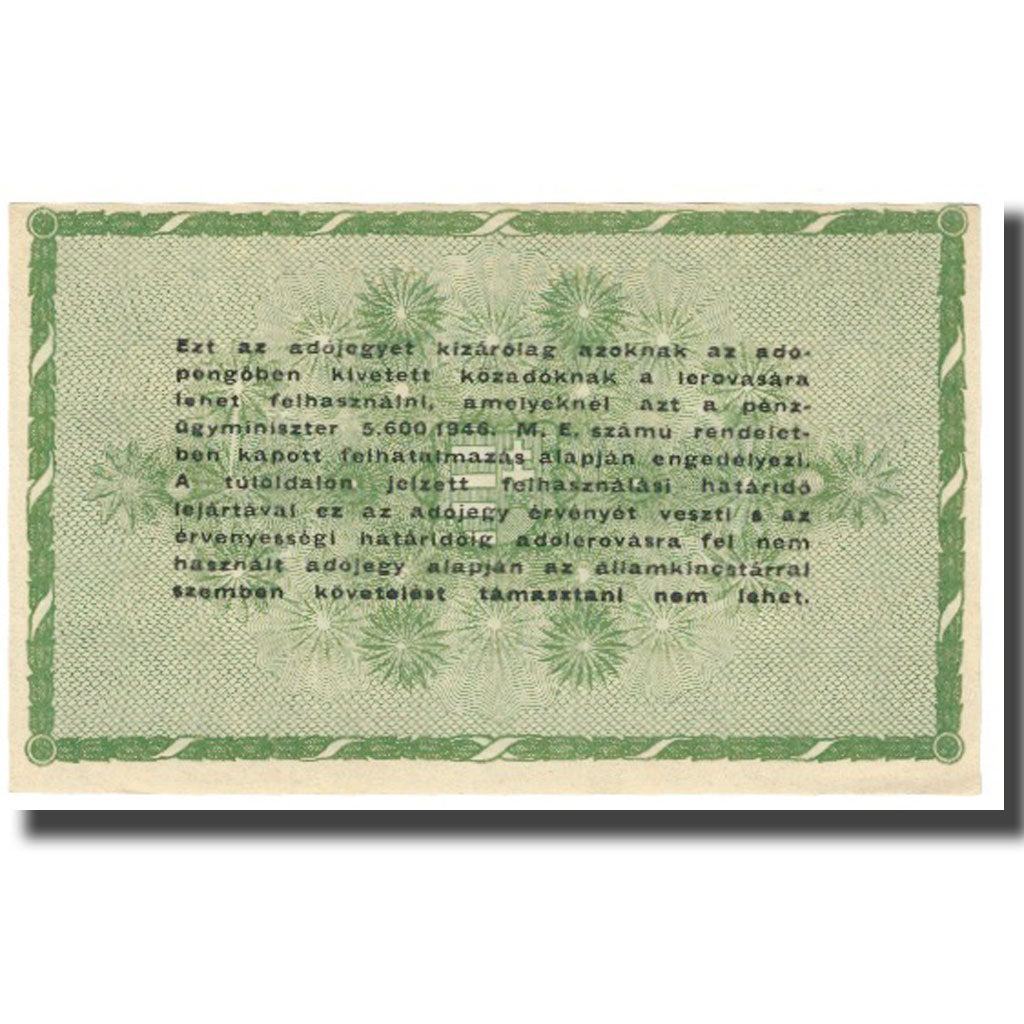 Banknote, Hungary, 50,000 (Ötvenezer) Adópengö, 1946, 1946-05-25, KM:138a