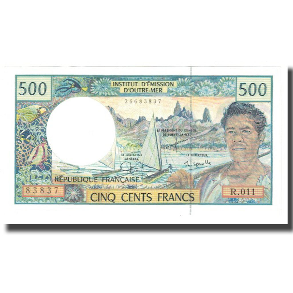 Banknote, French Pacific Territories, 500 Francs, KM:1a, UNC(63)