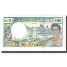Banknot, Francuskie Terytoria Pacyfiku, 500 Francs, KM:1a, UNC(63)