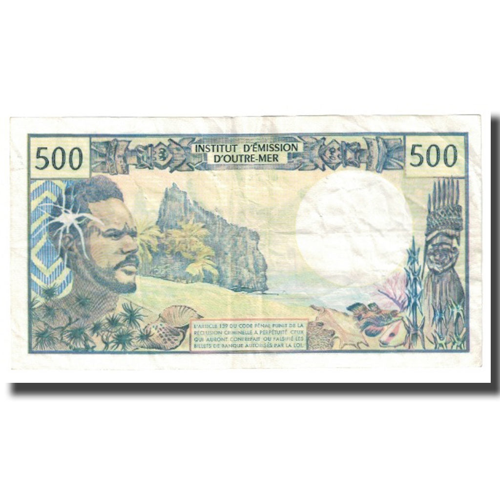 Banknote, French Pacific Territories, 500 Francs, KM:1a, EF(40-45)