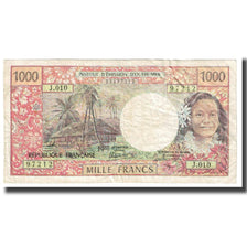 Banknote, Tahiti, 1000 Francs, KM:27d, VF(20-25)