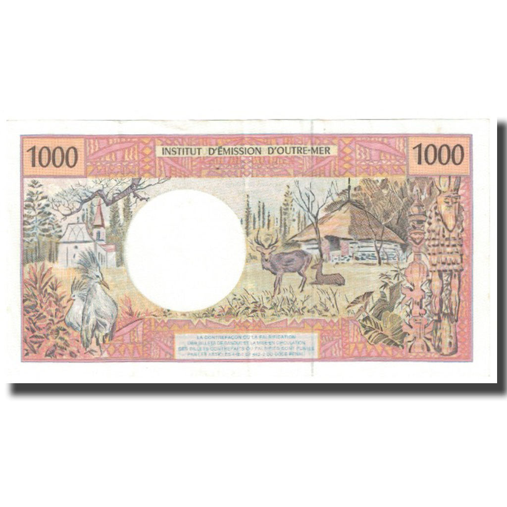 Banconote, Tahiti, 1000 Francs, KM:27A, SPL