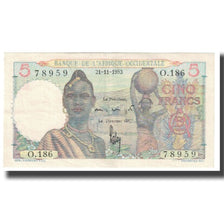 África oriental francesa, 5 Francs, 1953, 1953-11-21, MBC, KM:36