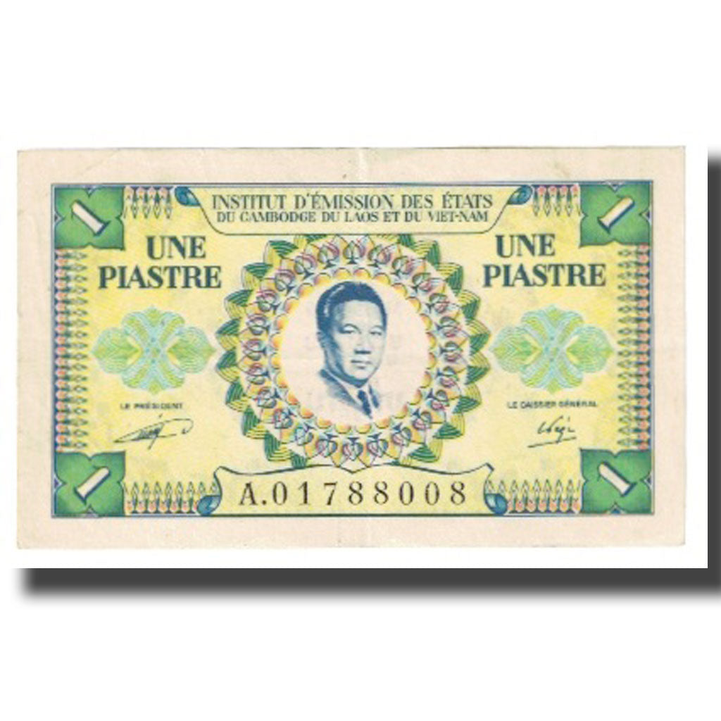 Banknote, FRENCH INDO-CHINA, 1 Piastre = 1 Dong, KM:104, EF(40-45)