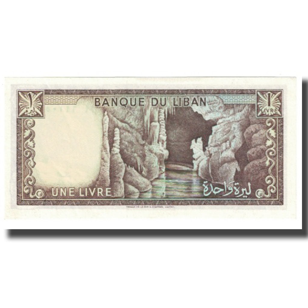 Geldschein, Lebanon, 1 Livre, KM:61a, UNZ-