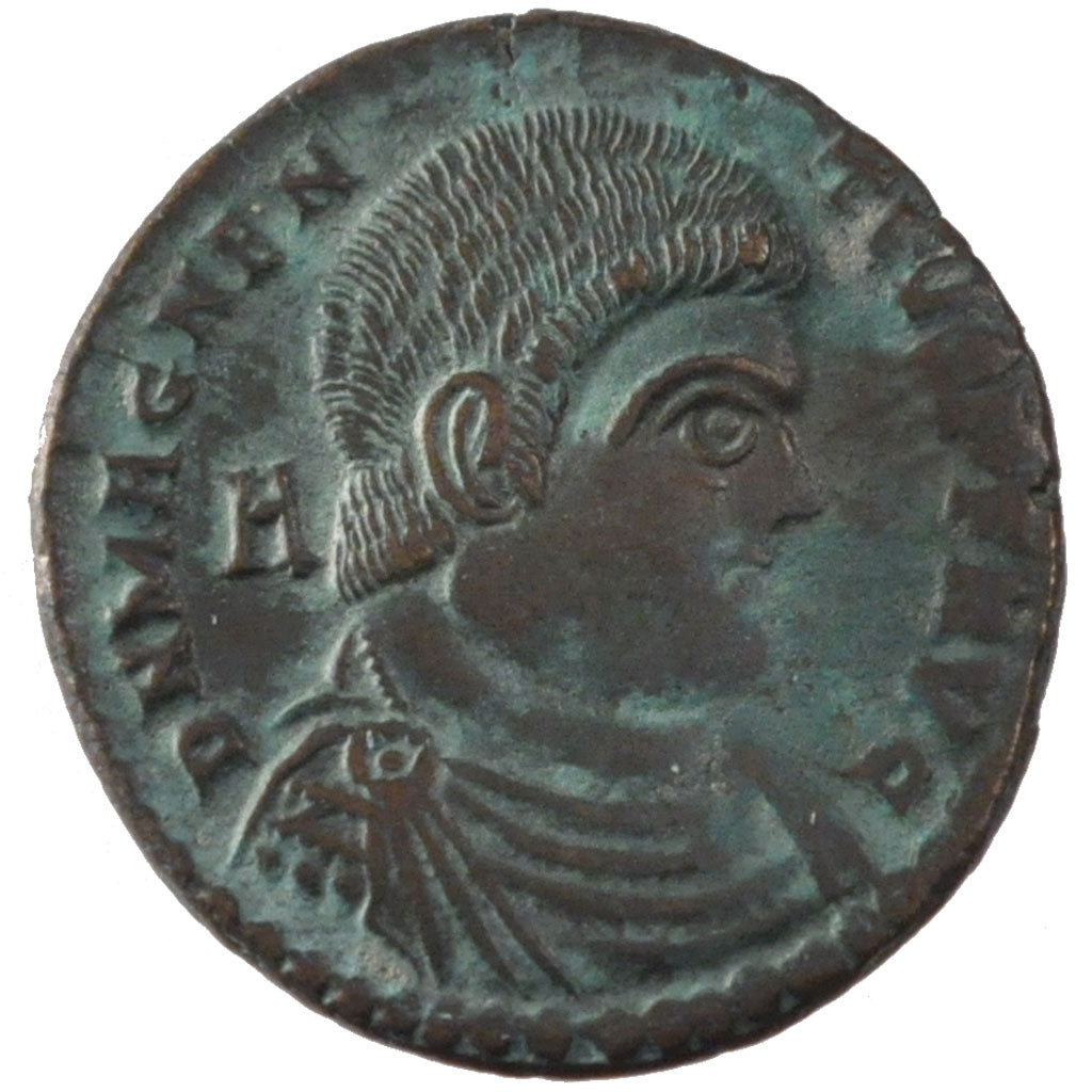 Magnentius, Maiorina, Lyons, EF(40-45), Copper, Cohen #68, 4.40