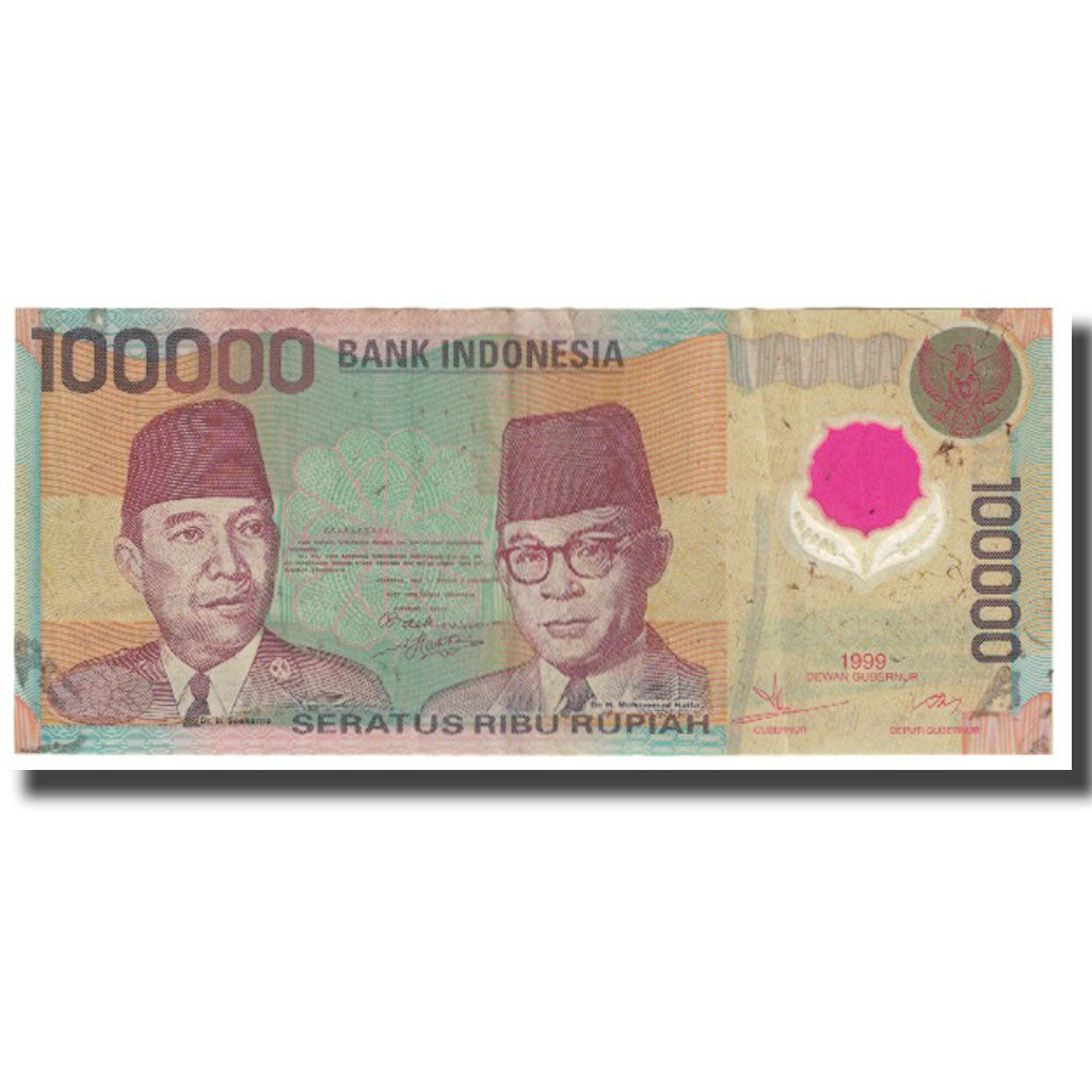 Banknote, Indonesia, 100,000 Rupiah, 1999, KM:140, EF(40-45)