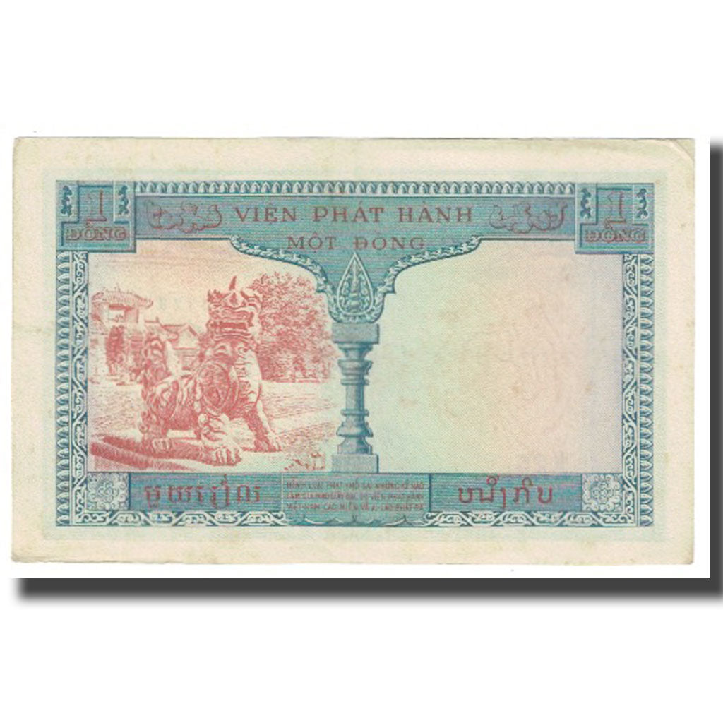 Banknote, FRENCH INDO-CHINA, 1 Piastre = 1 Dong, KM:105, EF(40-45)