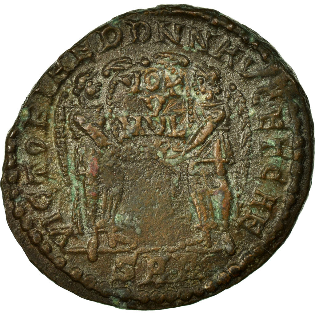 Coin, Decentius, Maiorina, Arles, EF(40-45), Copper