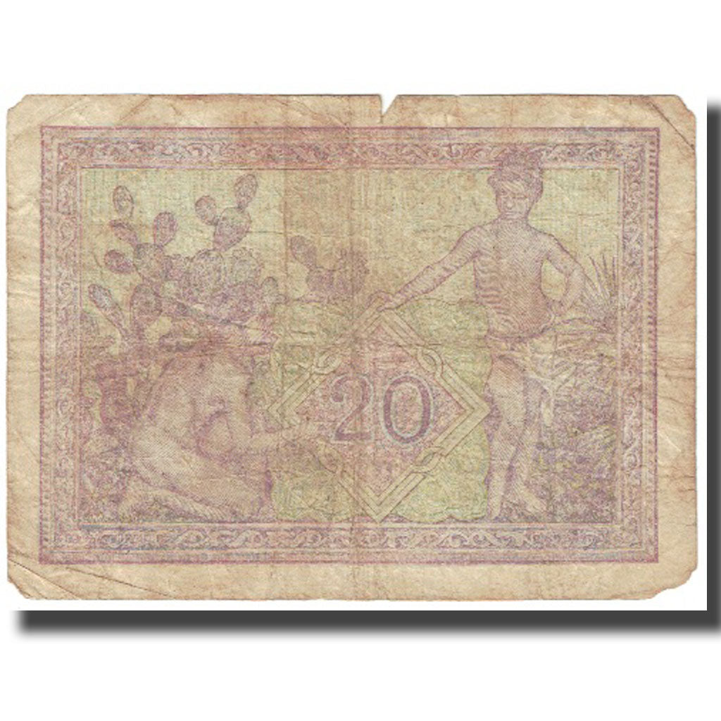 Banknote, Algeria, 20 Francs, 1944, 1944-04-07, KM:92a, VG(8-10)