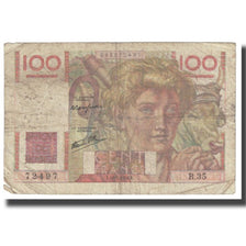 France, 100 Francs, Jeune Paysan, 1946, P. Rousseau and R. Favre-Gilly