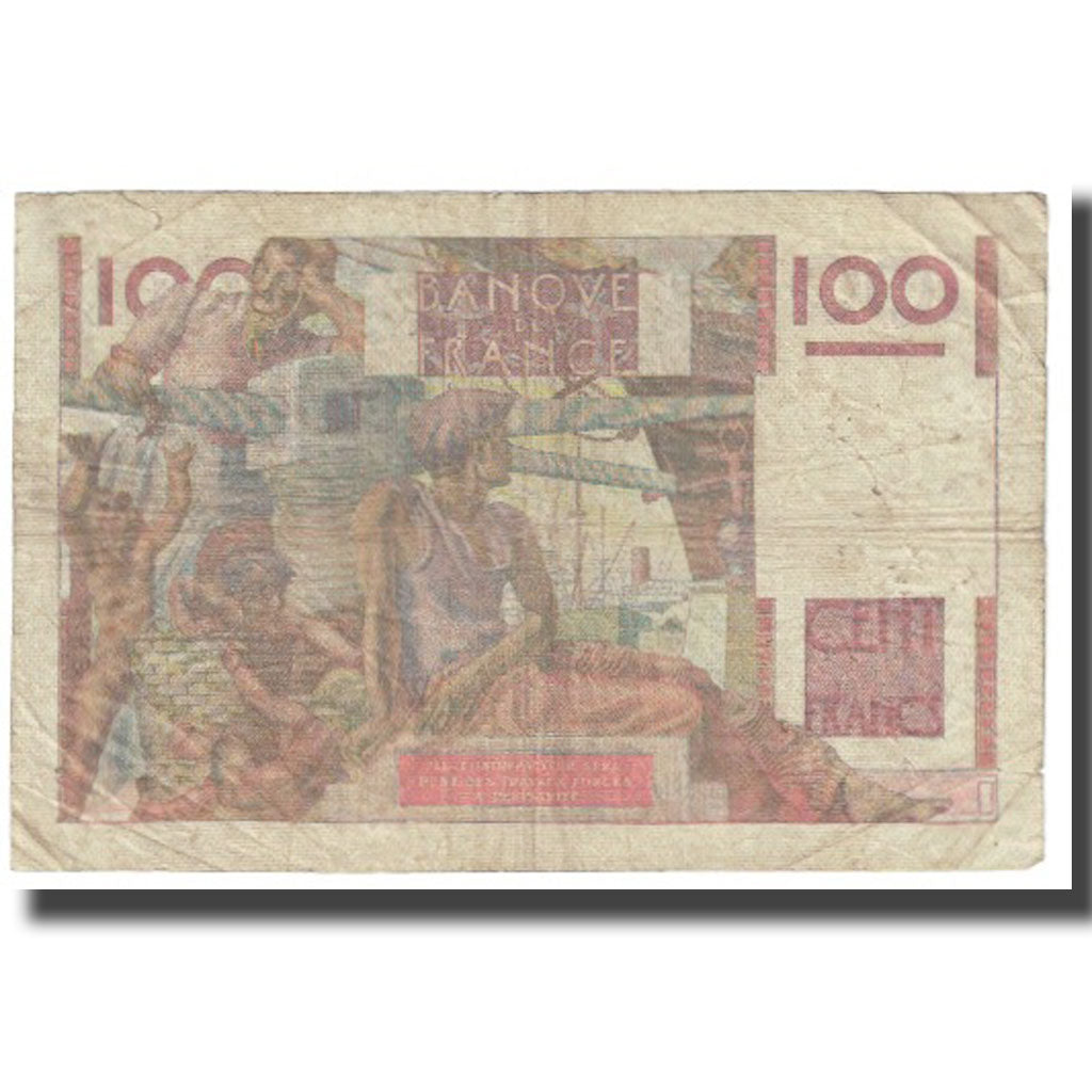 Francia, 100 Francs, Jeune Paysan, 1952, G.Gouin D'Ambrières-P.Gargam-R.Tondu