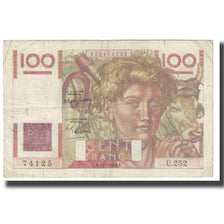 Frankreich, 100 Francs, Jeune Paysan, 1948, P. Rousseau and R. Favre-Gilly