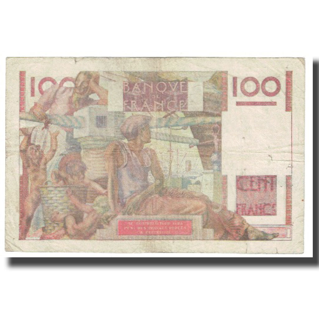 Frankreich, 100 Francs, Jeune Paysan, 1948, P. Rousseau and R. Favre-Gilly
