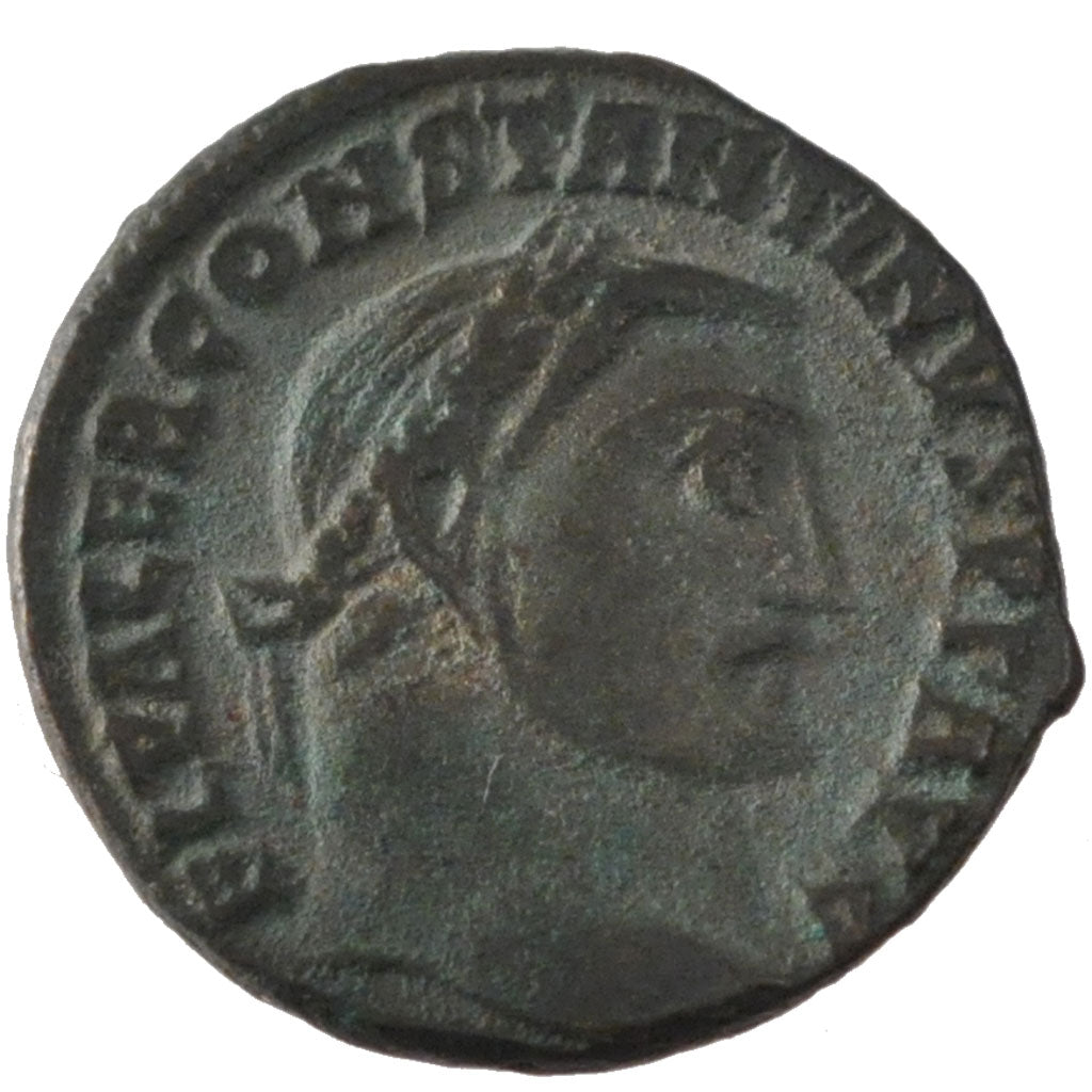 Constantine I, Nummus, Alexandria, AU(55-58), Copper, RIC #163, 5.20