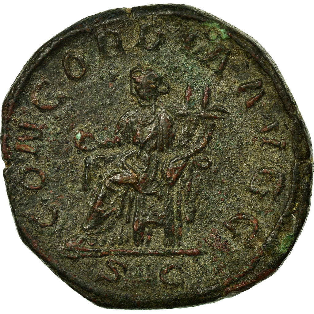 Coin, Otacilia Severa, Sestertius, Rome, AU(50-53), Copper, Cohen:5